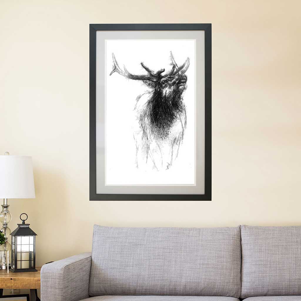 Elk stag
