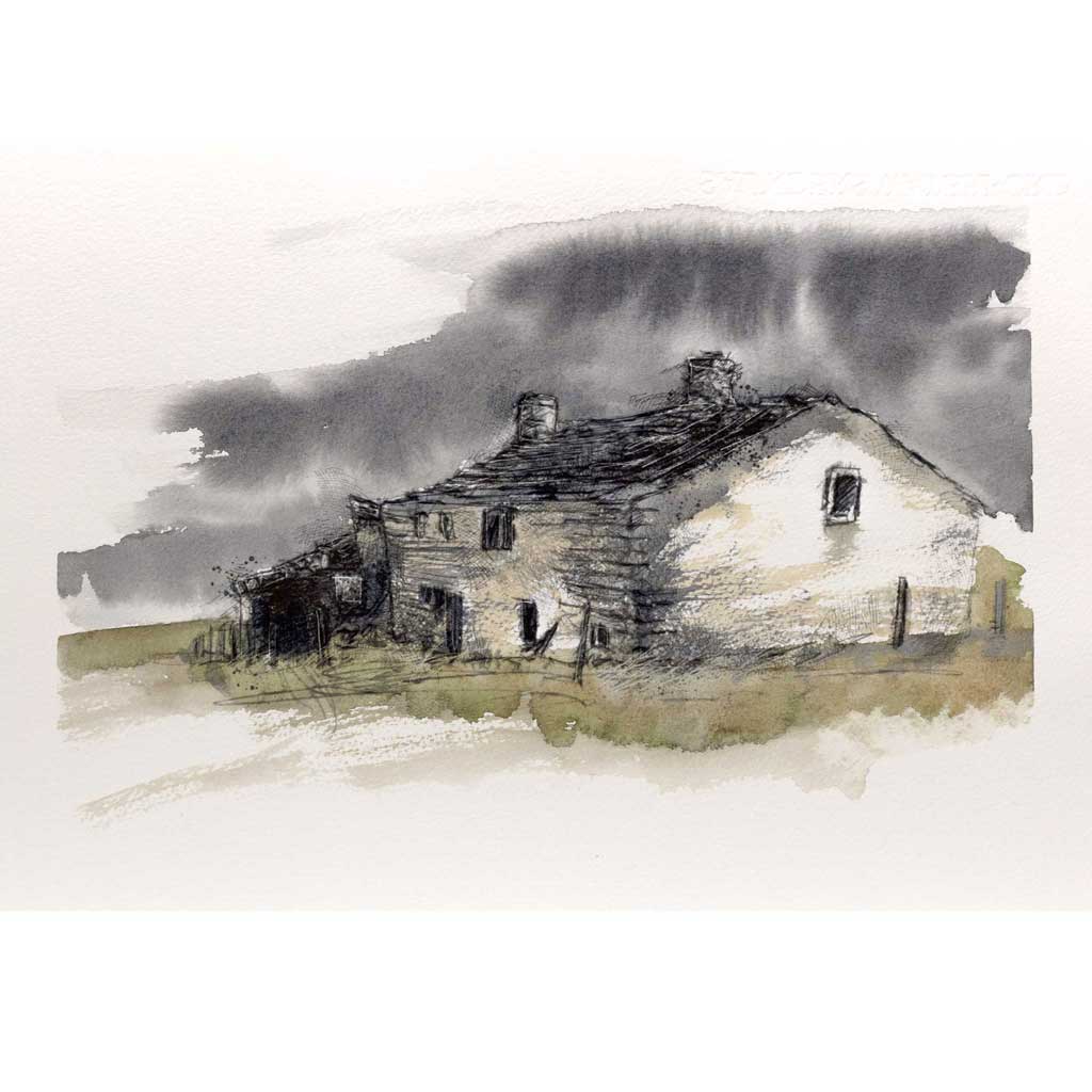 Moorland farmhouse