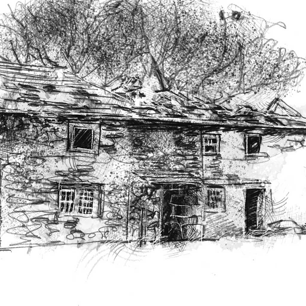 Yorkshire farm ruin