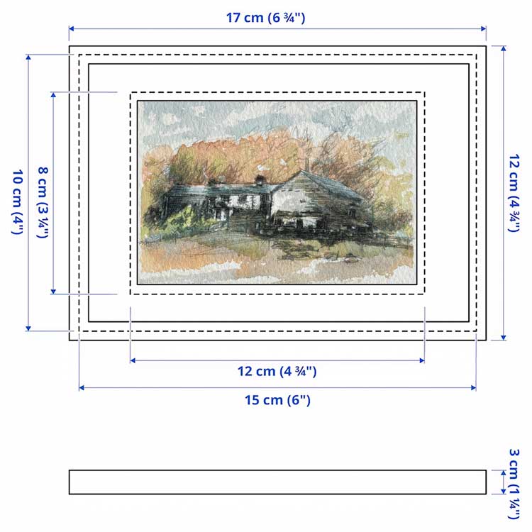 Cumbrian farmhouse mini sketch