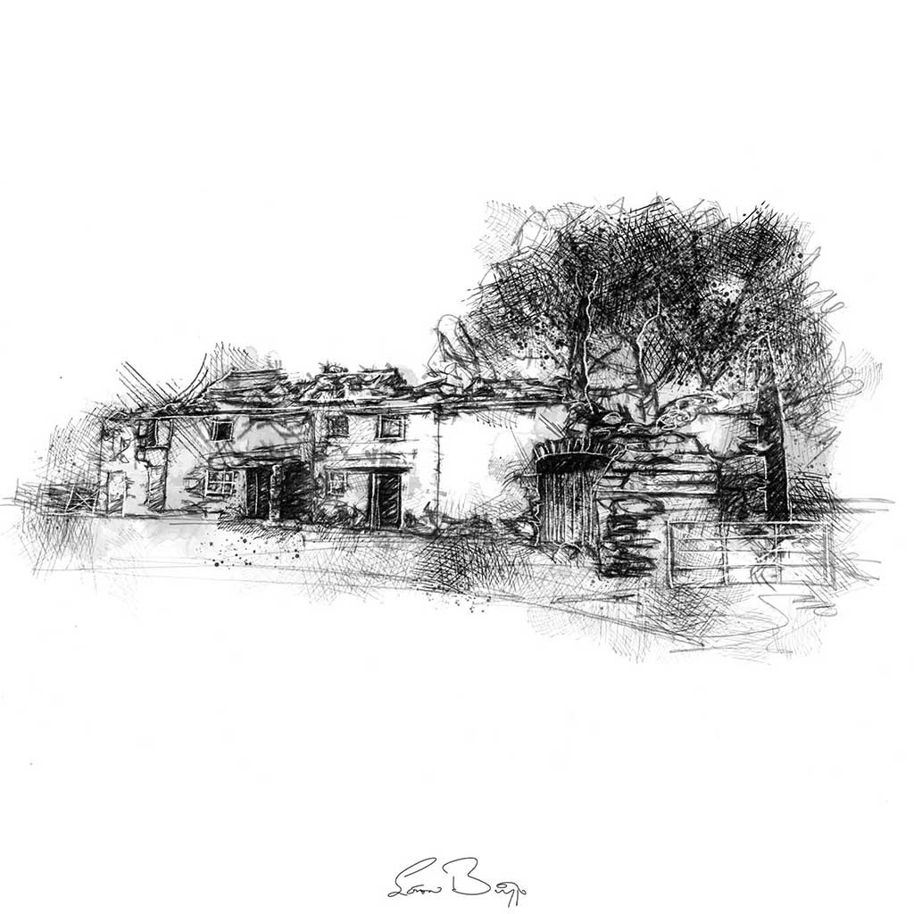 Farmhouse ruin Yorkshire