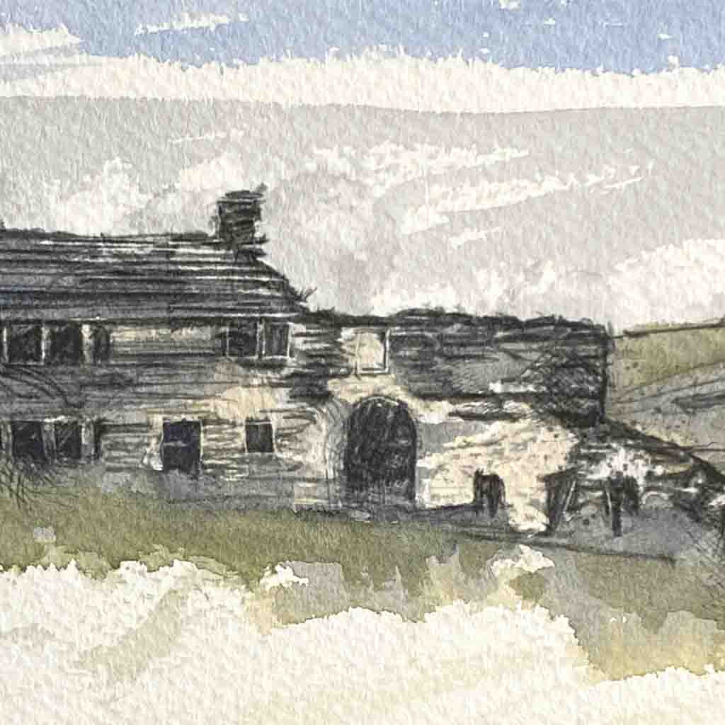 Farmhouse ruin