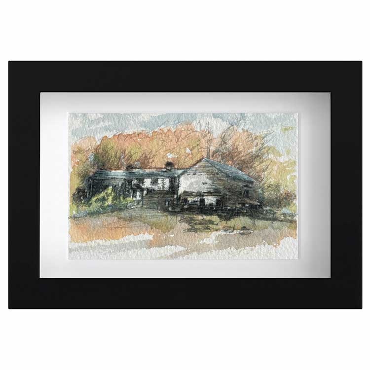 Cumbrian farmhouse mini sketch