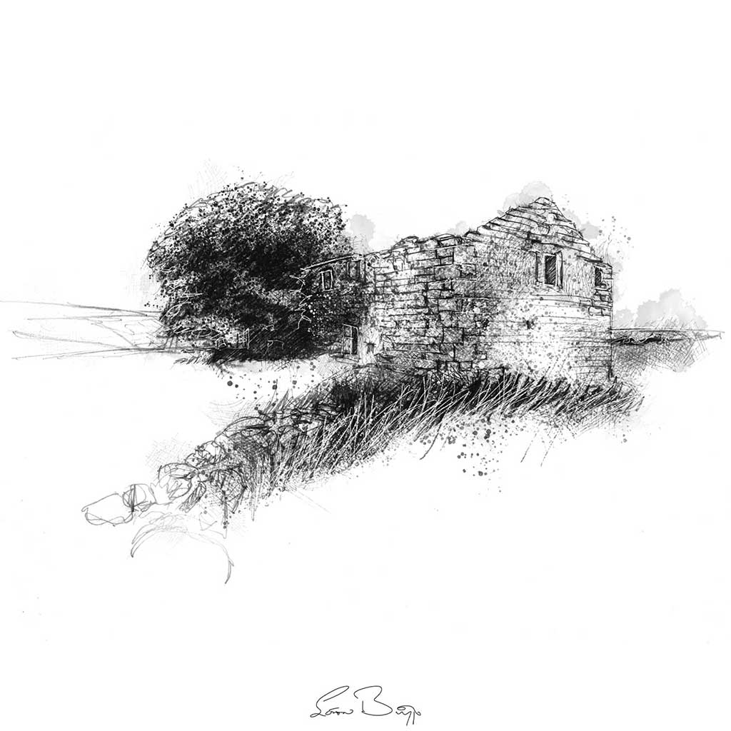 Yorkshire farmhouse ruin