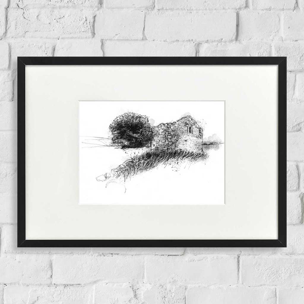 Yorkshire farmhouse ruin