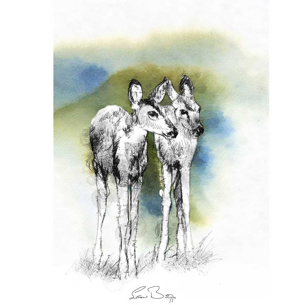 Deer hinds