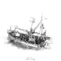Cornish fishing boat