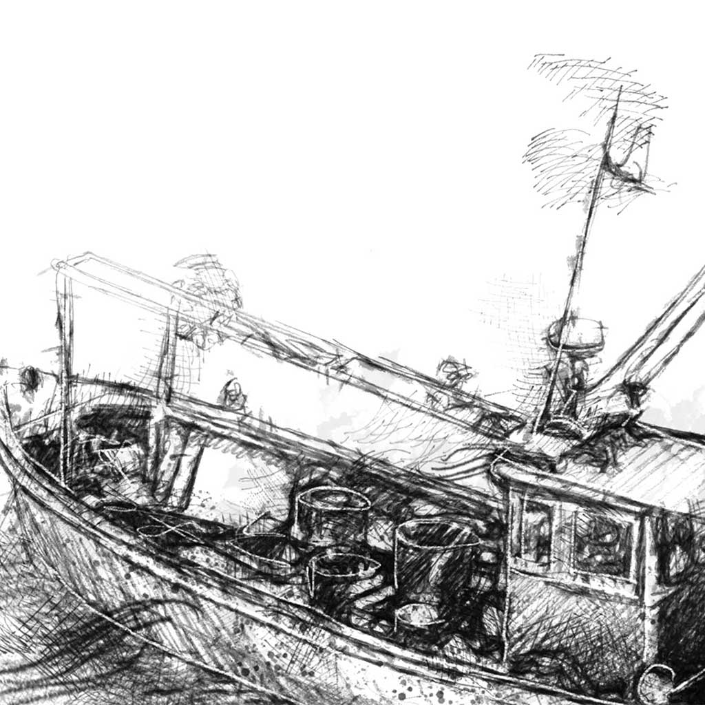 Cornish fishing boat