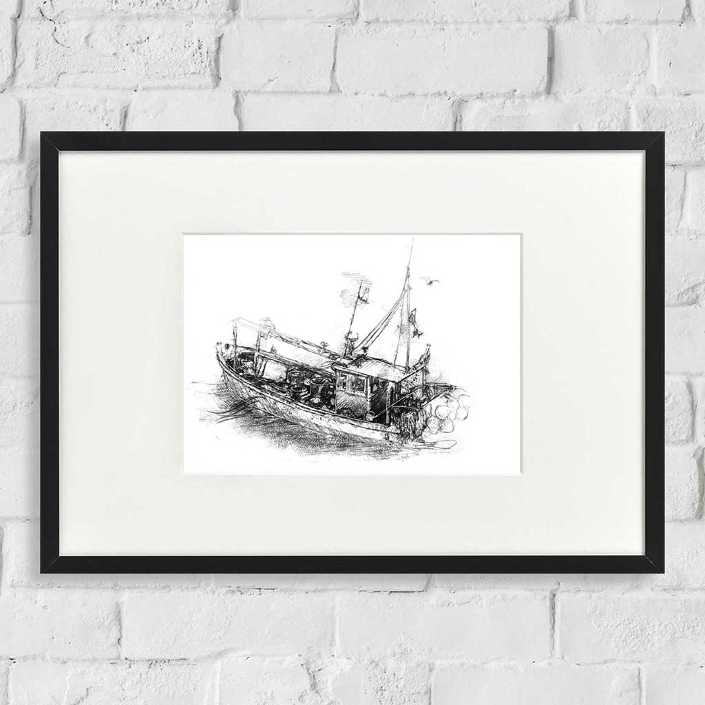 Cornish fishing boat