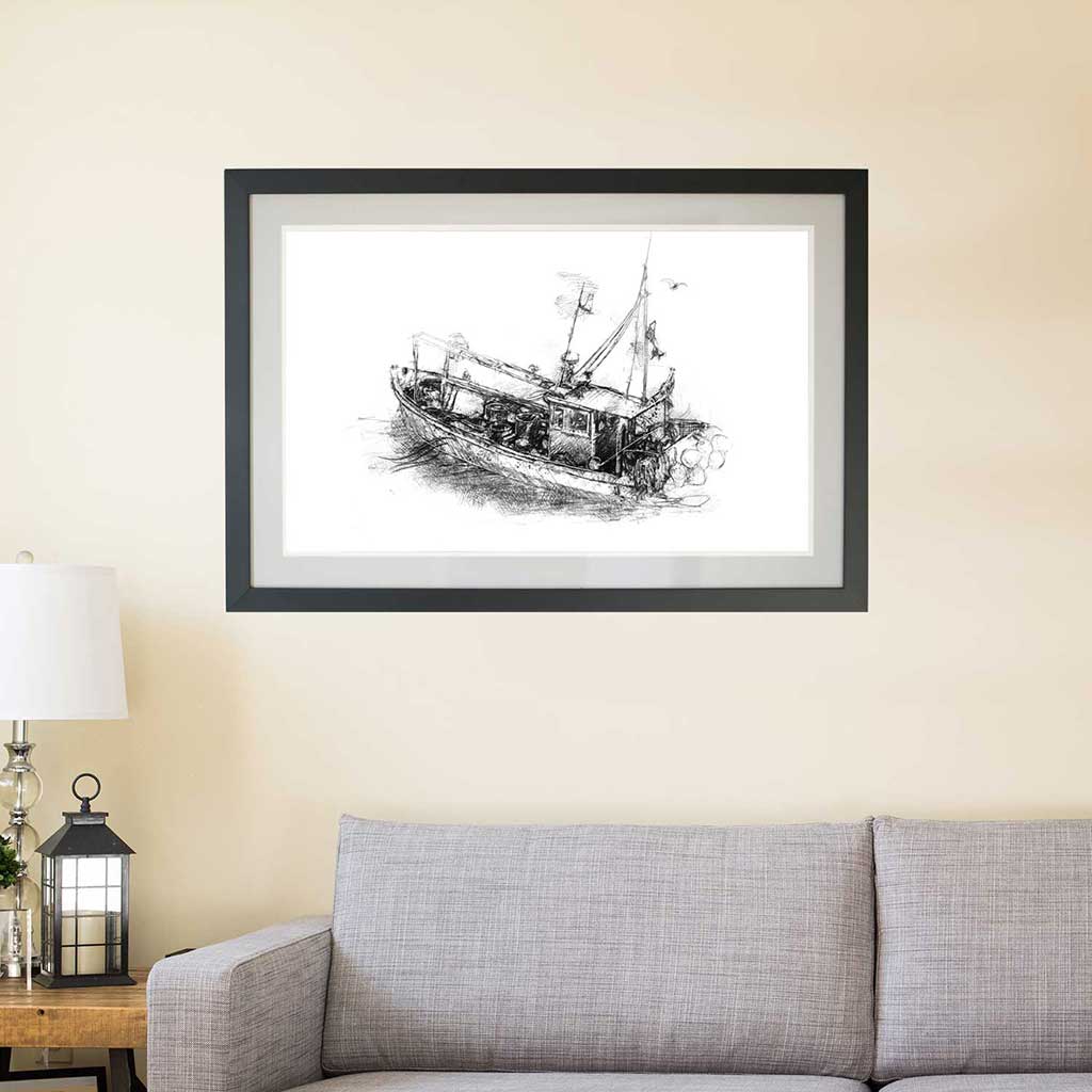 Cornish fishing boat