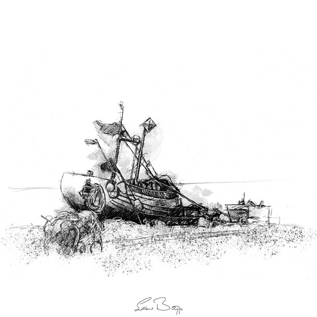 Fishing boat Alborough coast