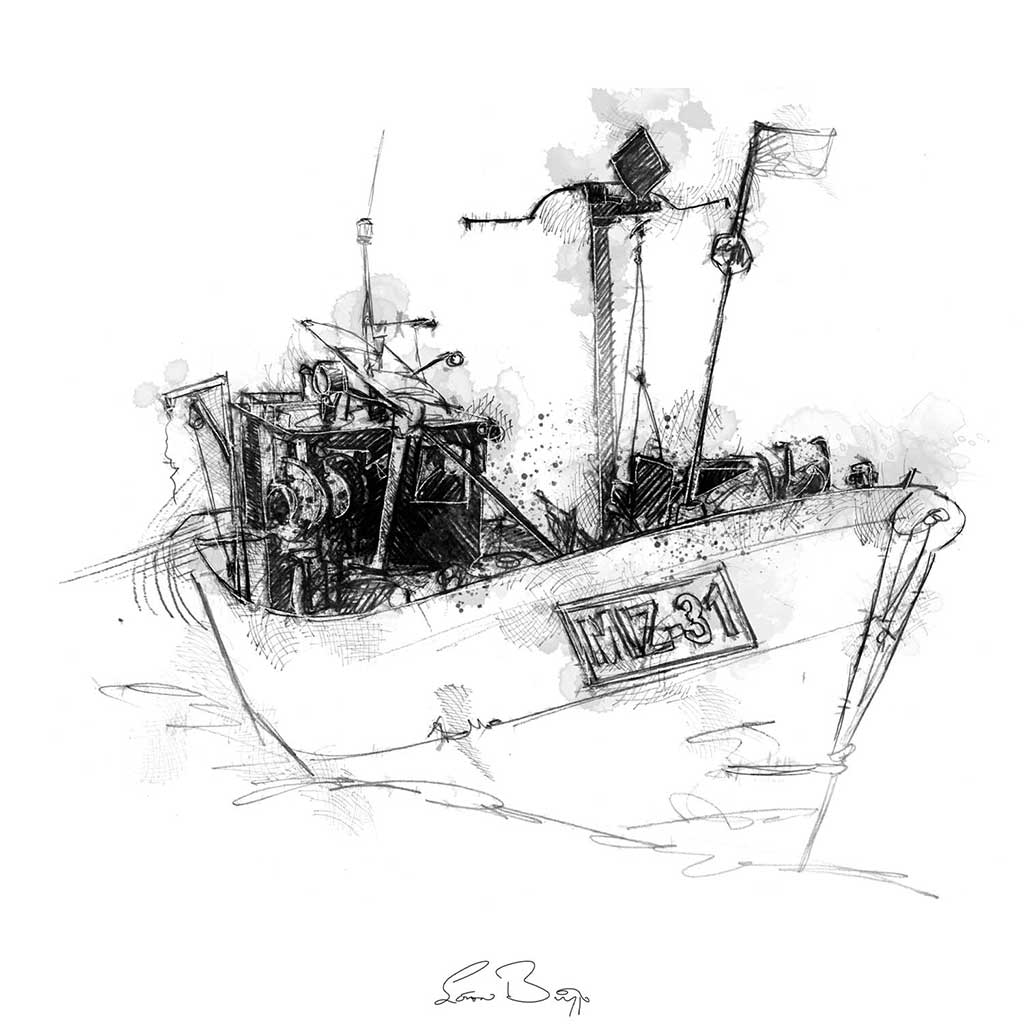 Cornish fishing boat