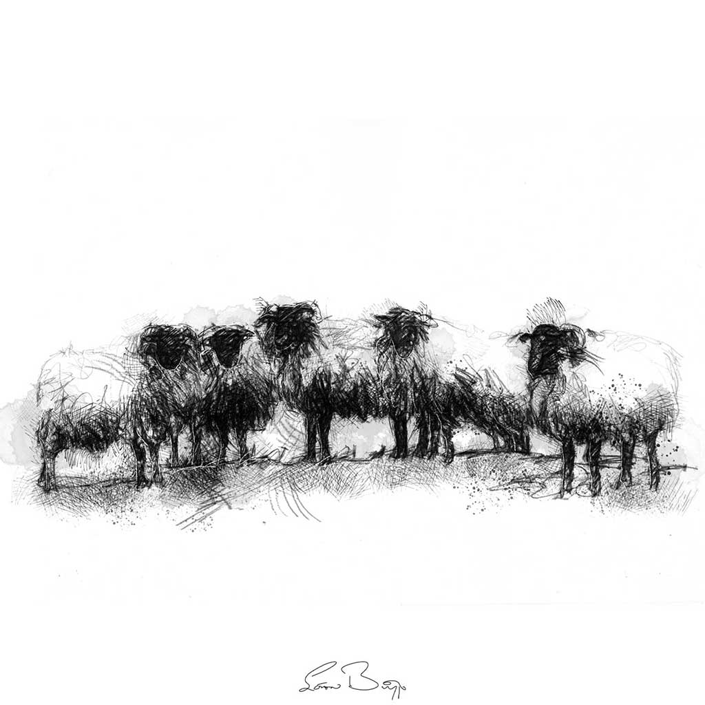Christmas flock