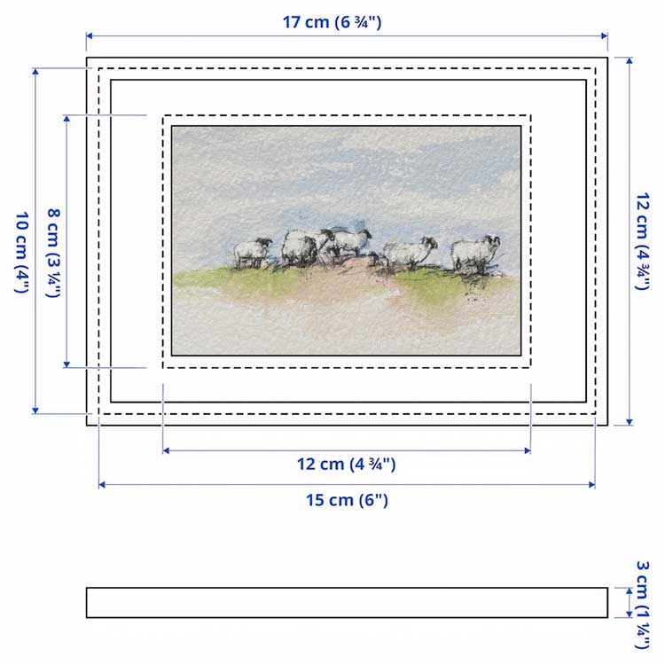 Sheep flock mini sketch