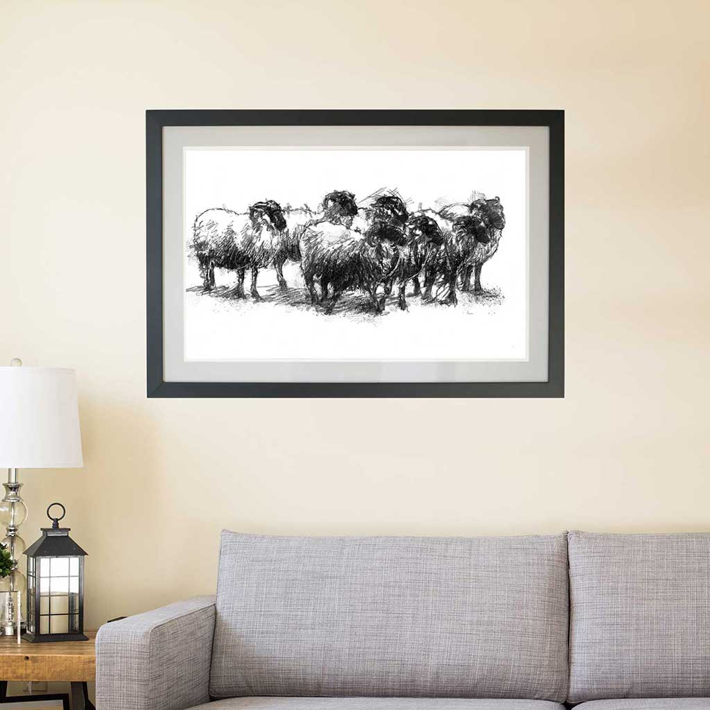 Sheep flock
