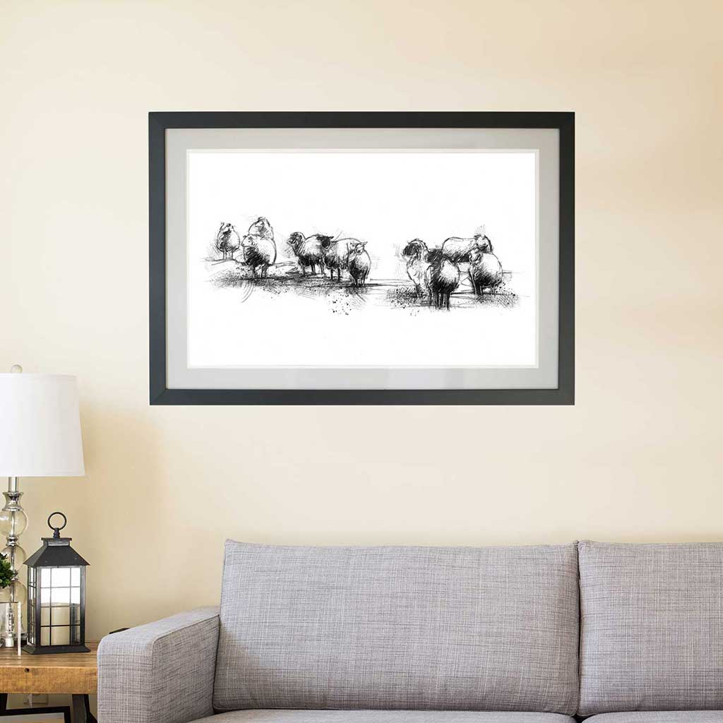 Sheep flock