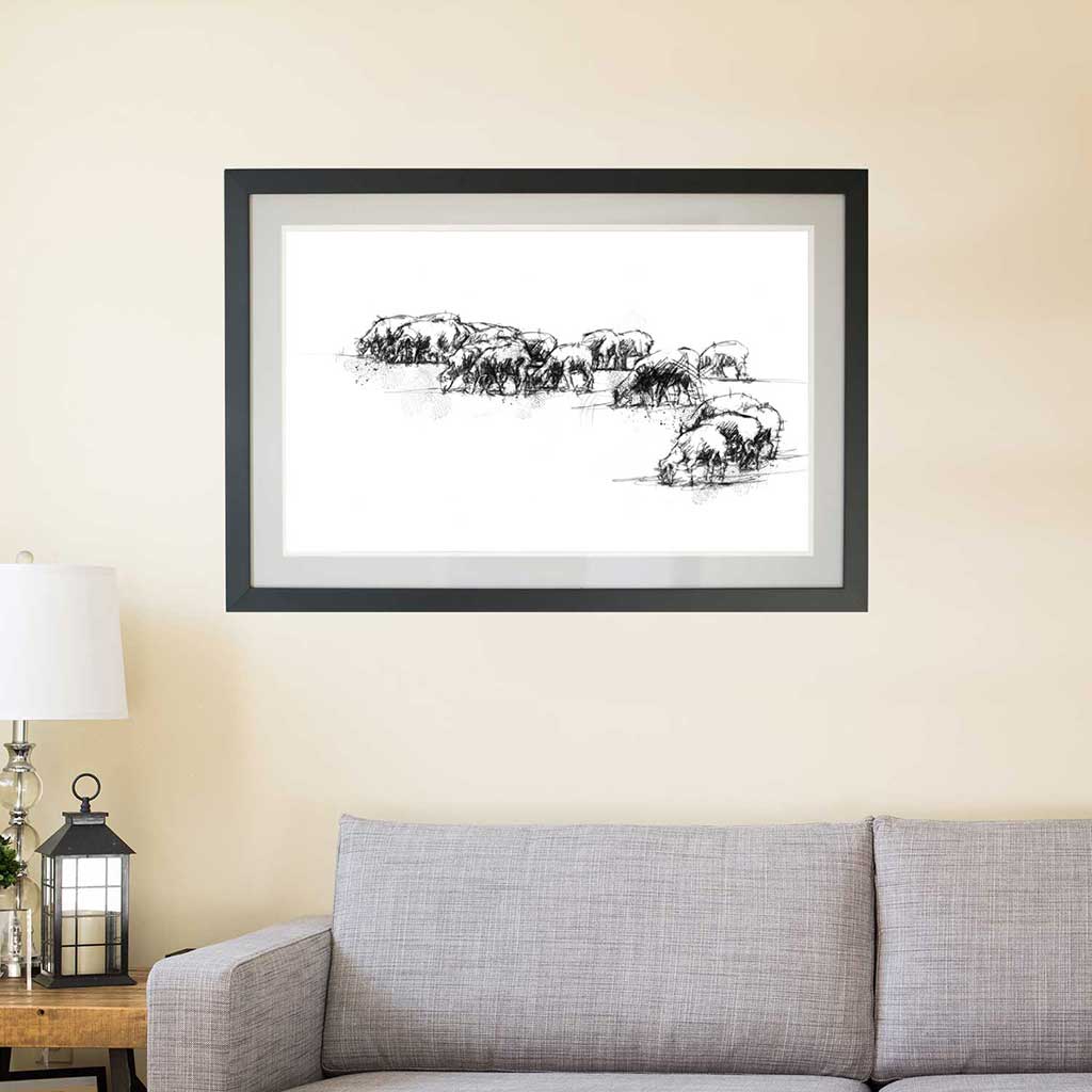 Sheep flock