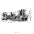Timber farmhouse ruin