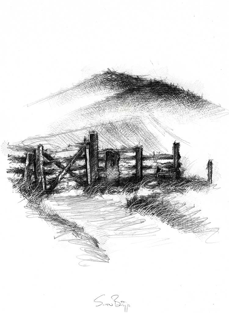 Peak district gate