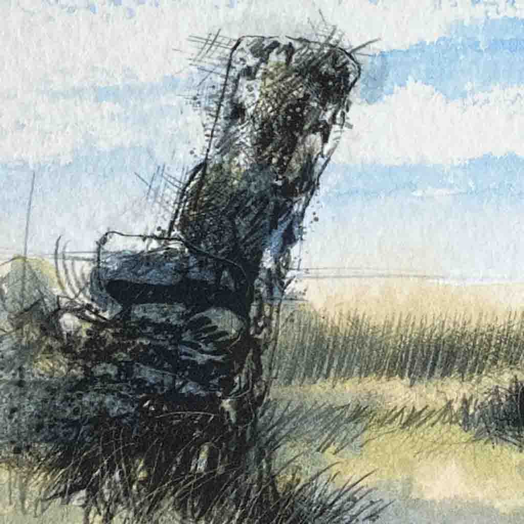 Old gateposts original mini sketch