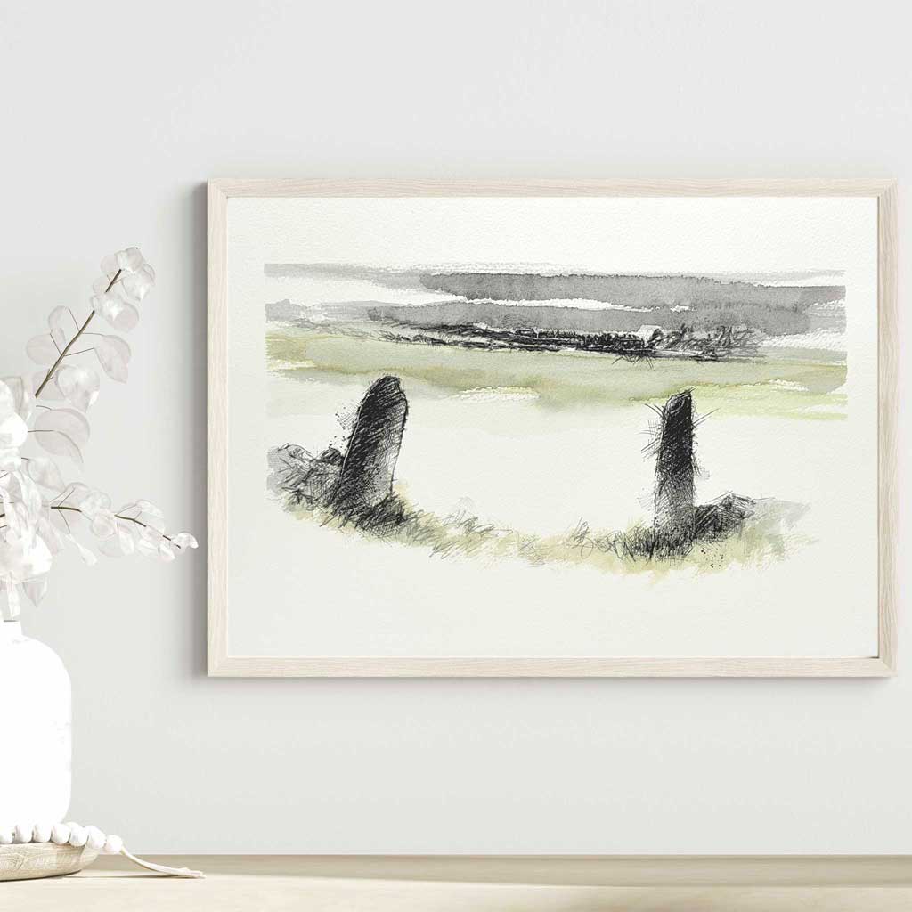 Stone gateposts slack