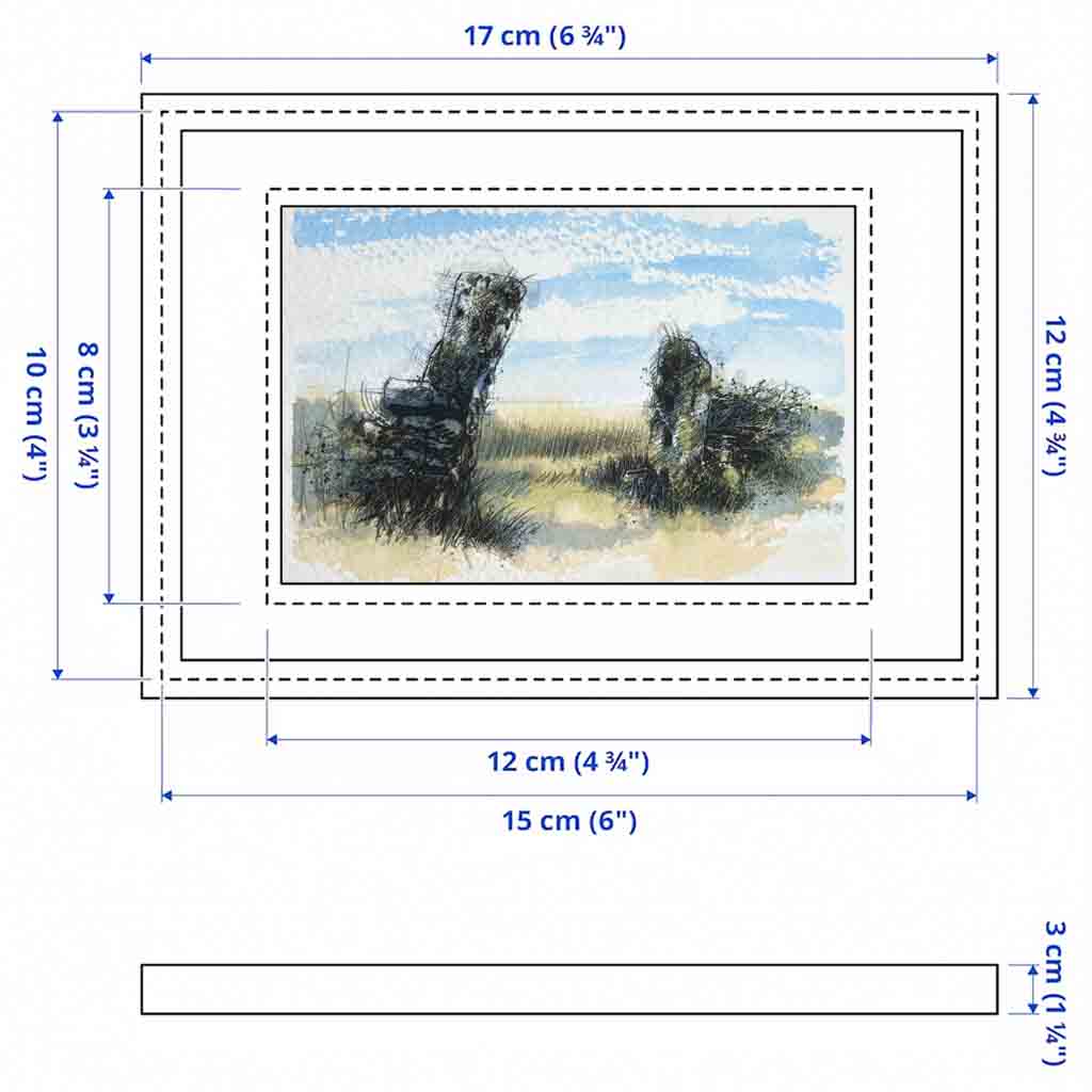 Old gateposts original mini sketch