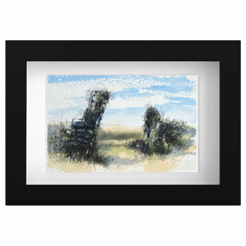 Old gateposts original mini sketch