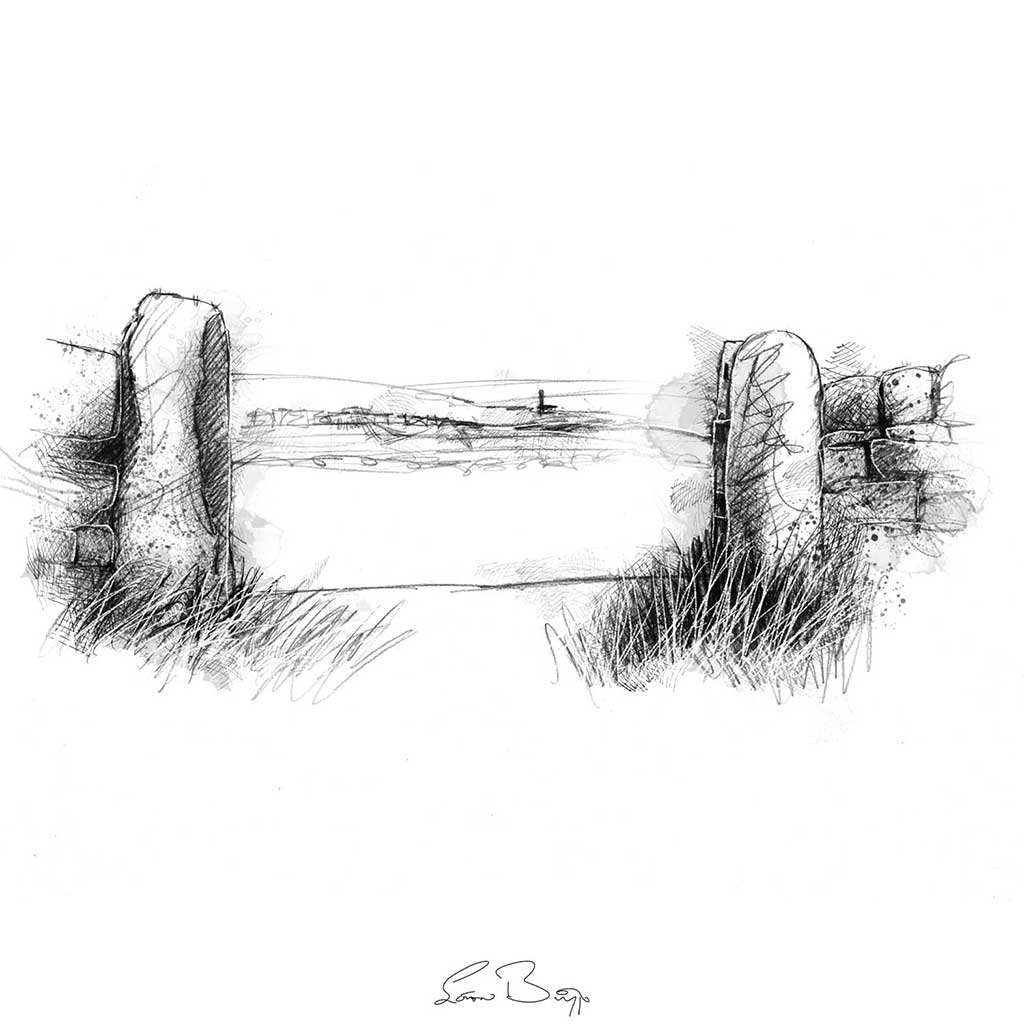 Stone gateway Heptonstall