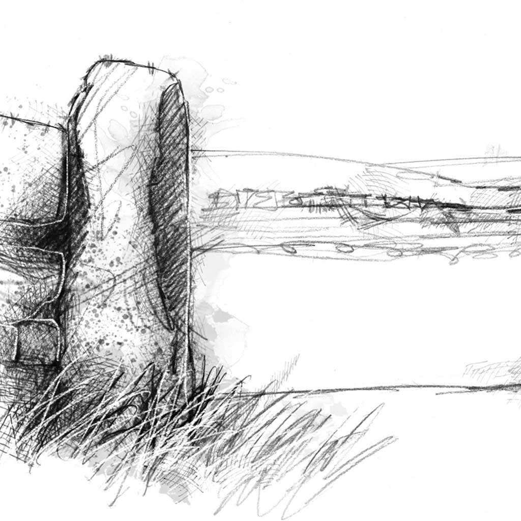 Stone gateway Heptonstall