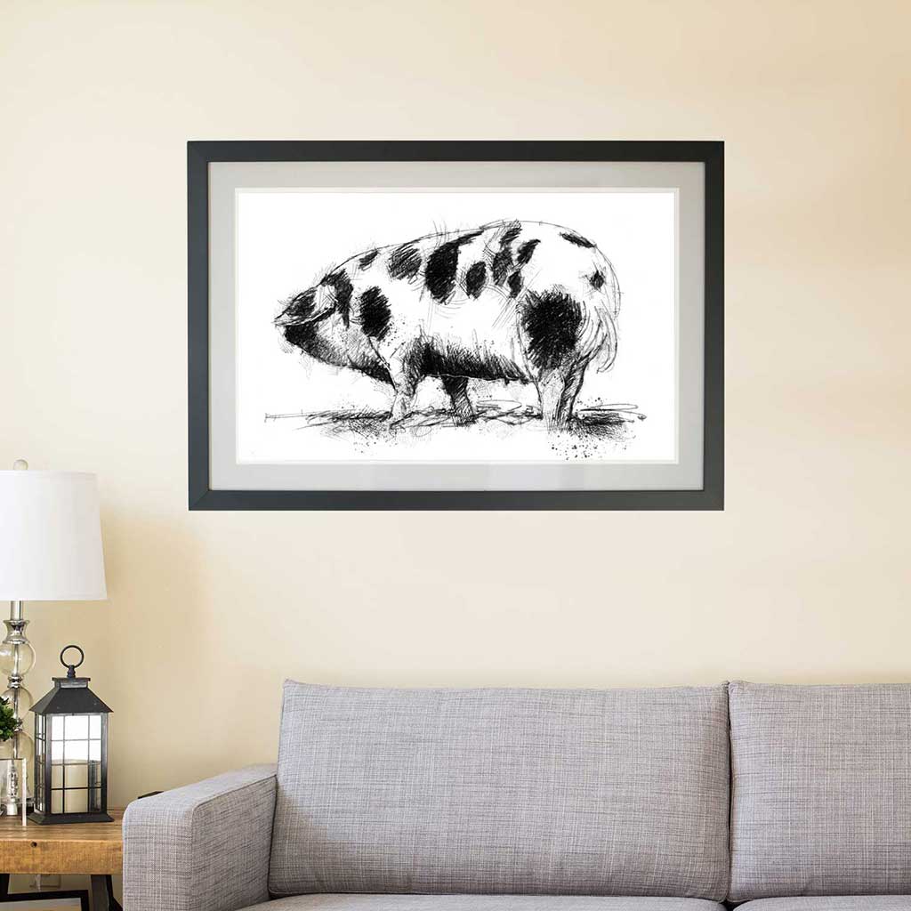 Gloucester old spot pig