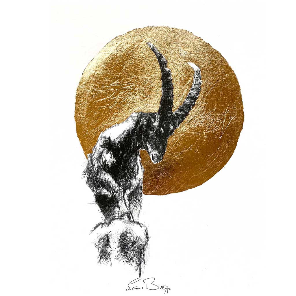Ibex gold leaf