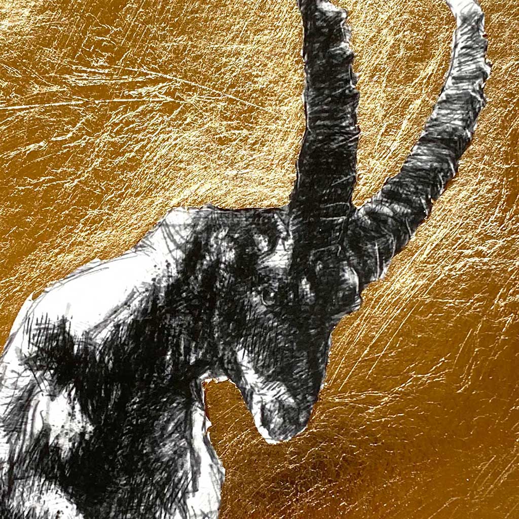Ibex gold leaf