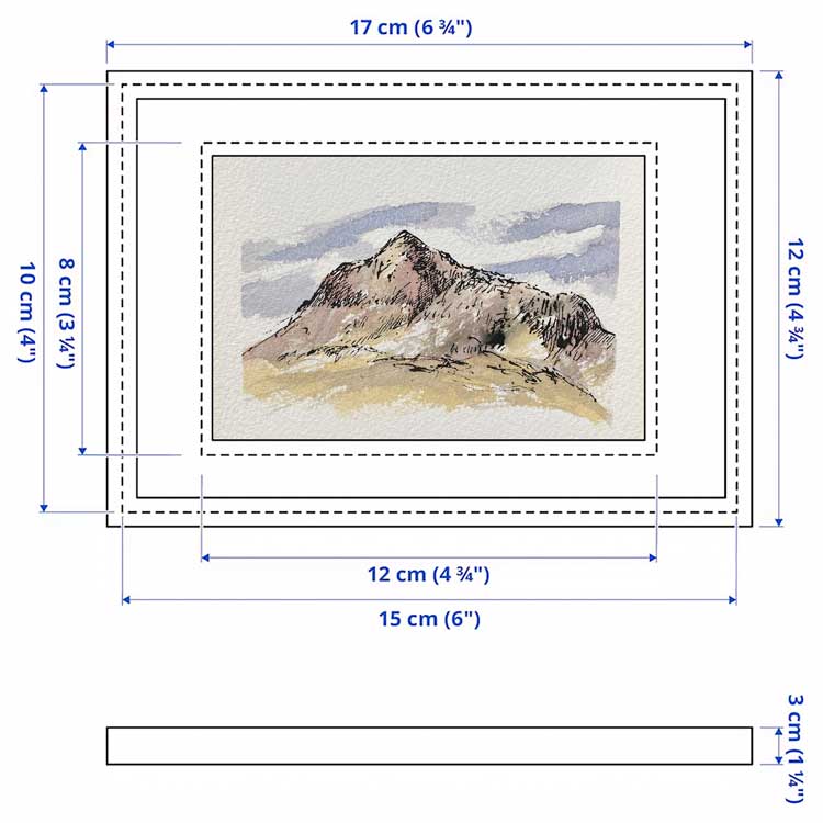 Grasmere hill mini sketch