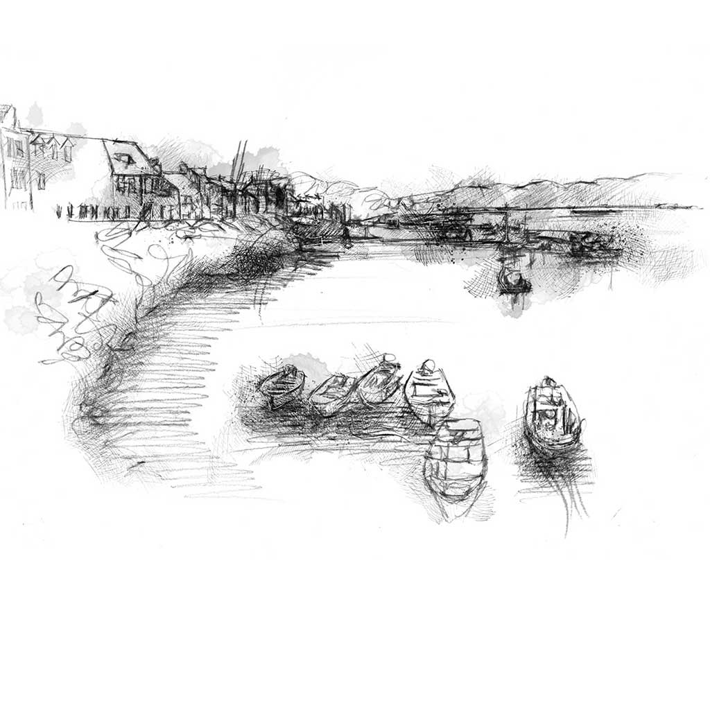 Roundstone harbour