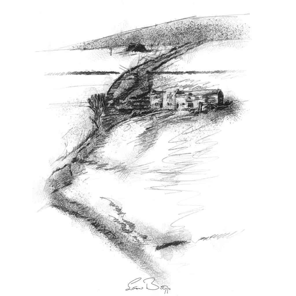 Hardcastle farmhouse ruin