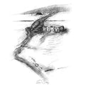 Hardcastle farmhouse ruin