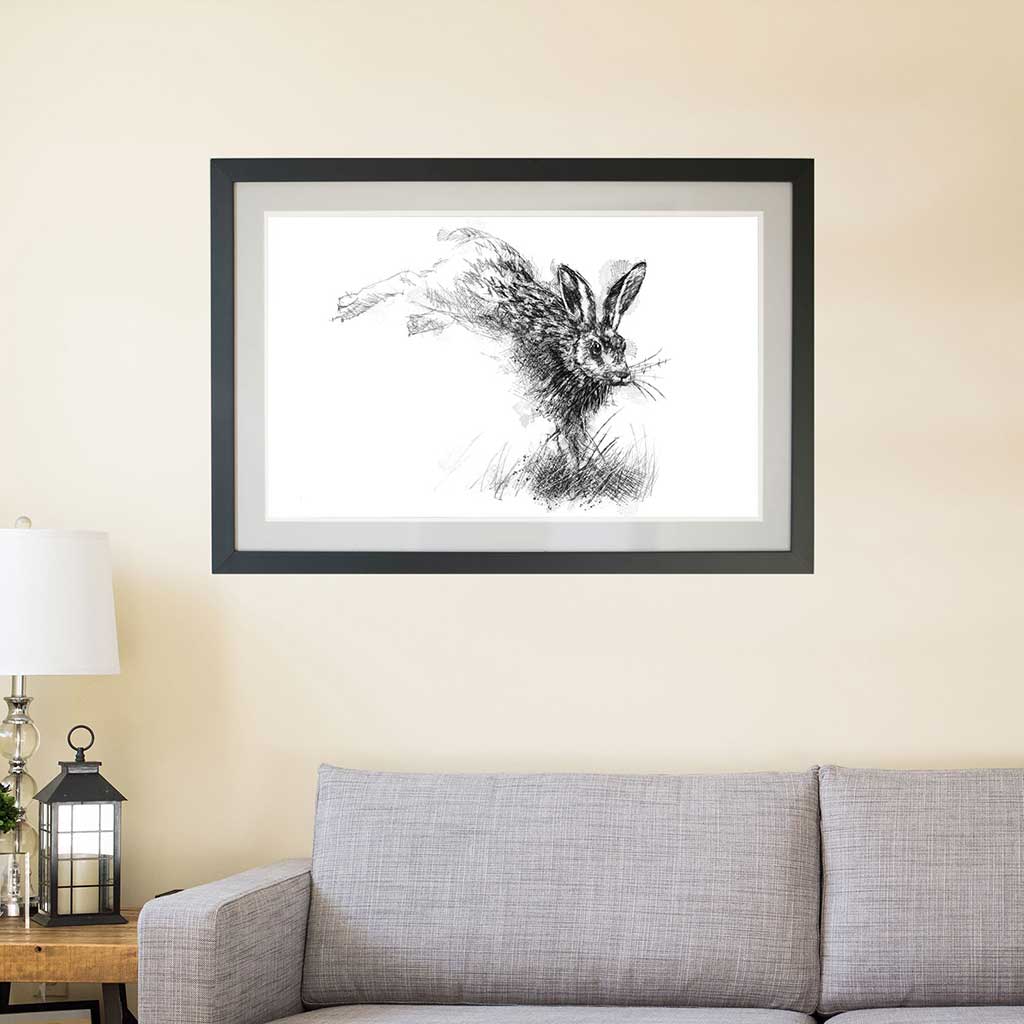 Running hare