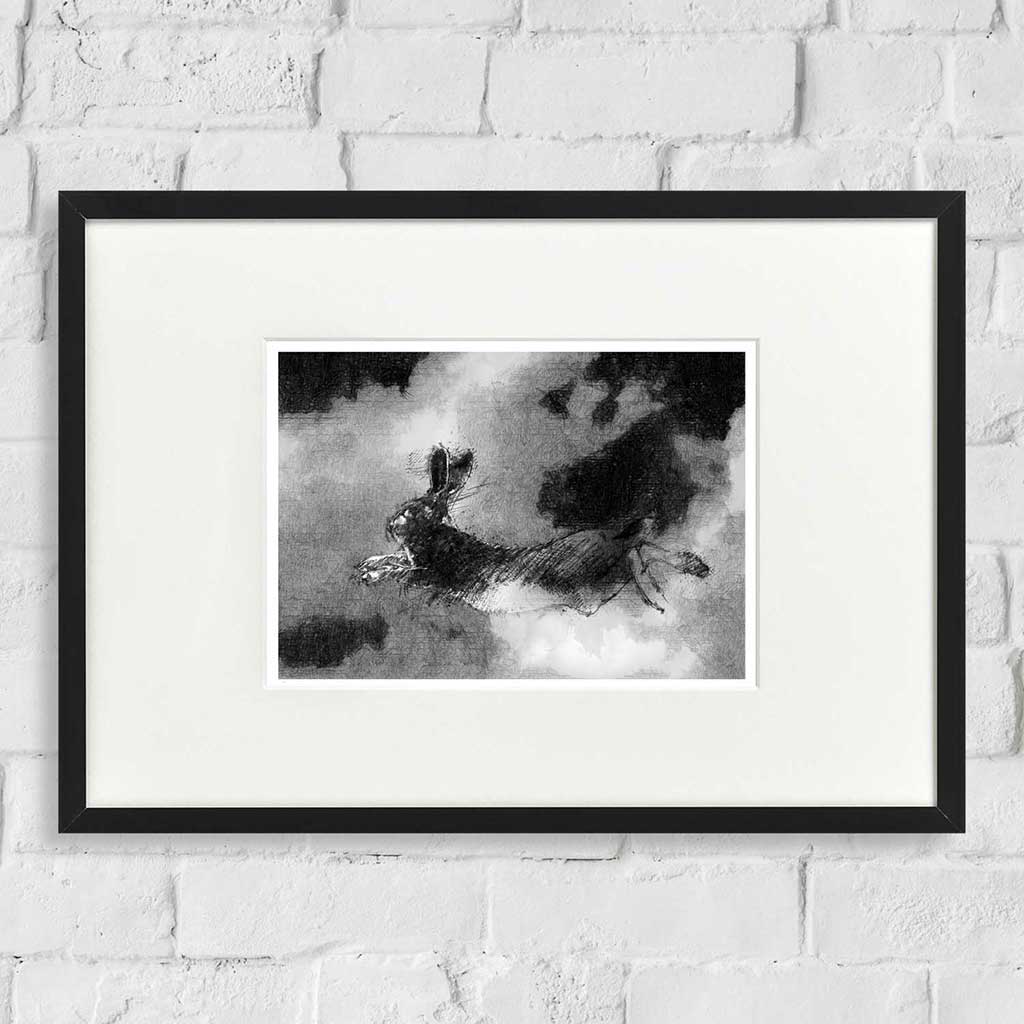 Flying hare