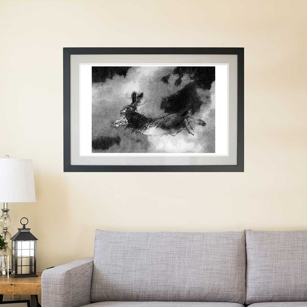 Flying hare
