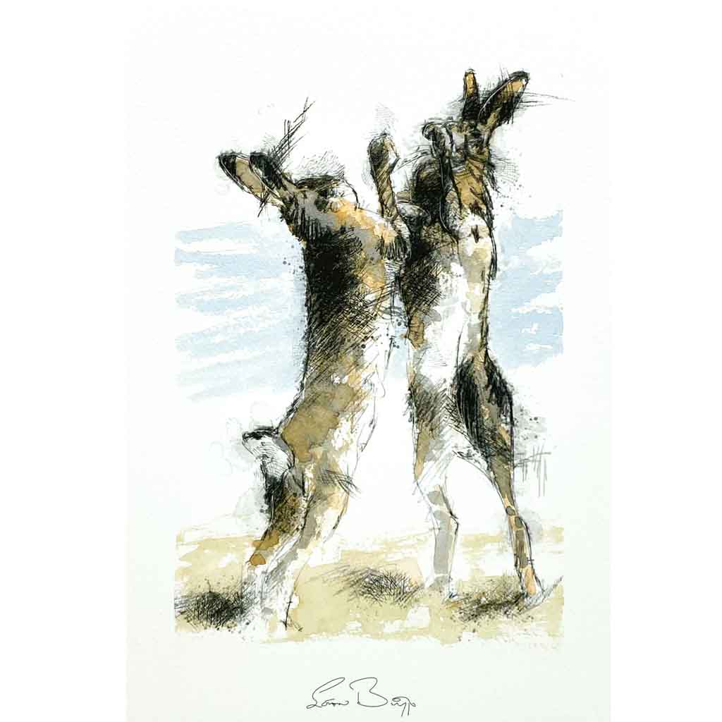 March hares boxing