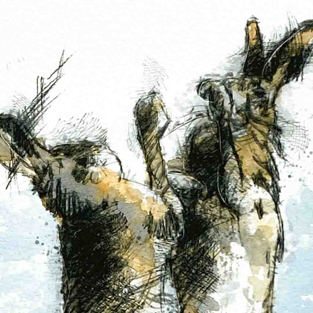 March hares boxing