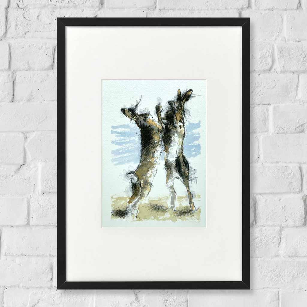 March hares boxing