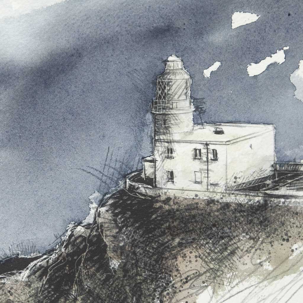 Hartland point lighthouse - Colour Sketch