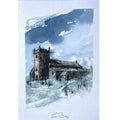 Hawkshead church original sketch