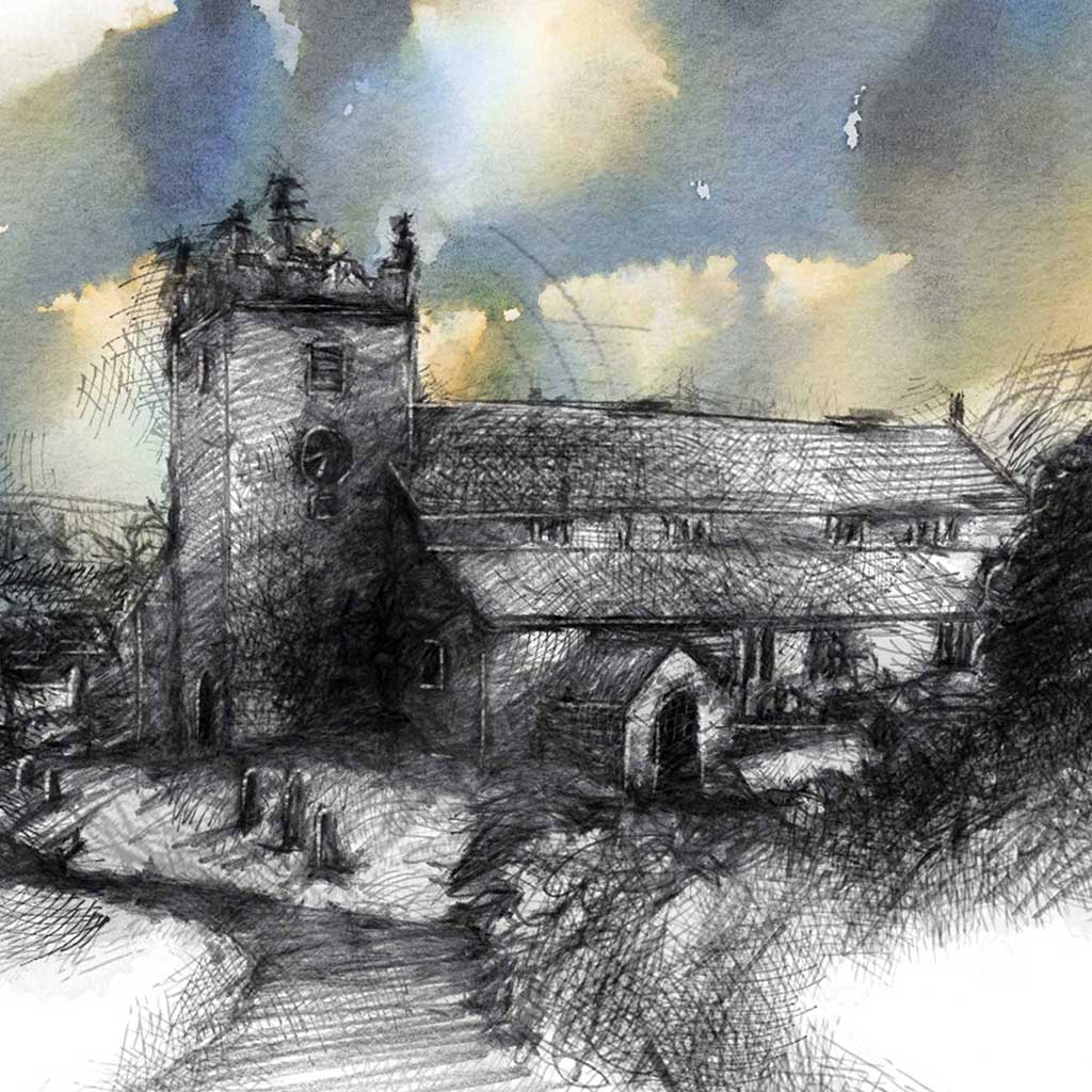 Hawkshead church