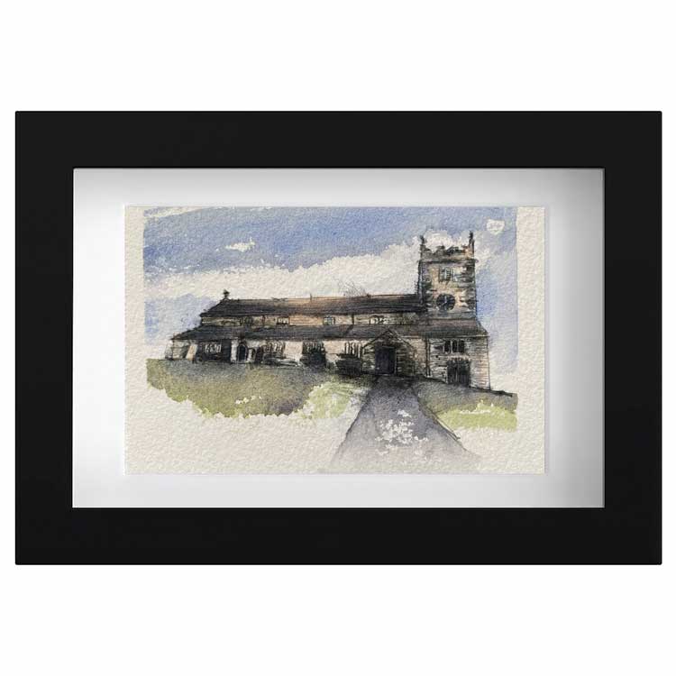 Hawkshead church mini sketch