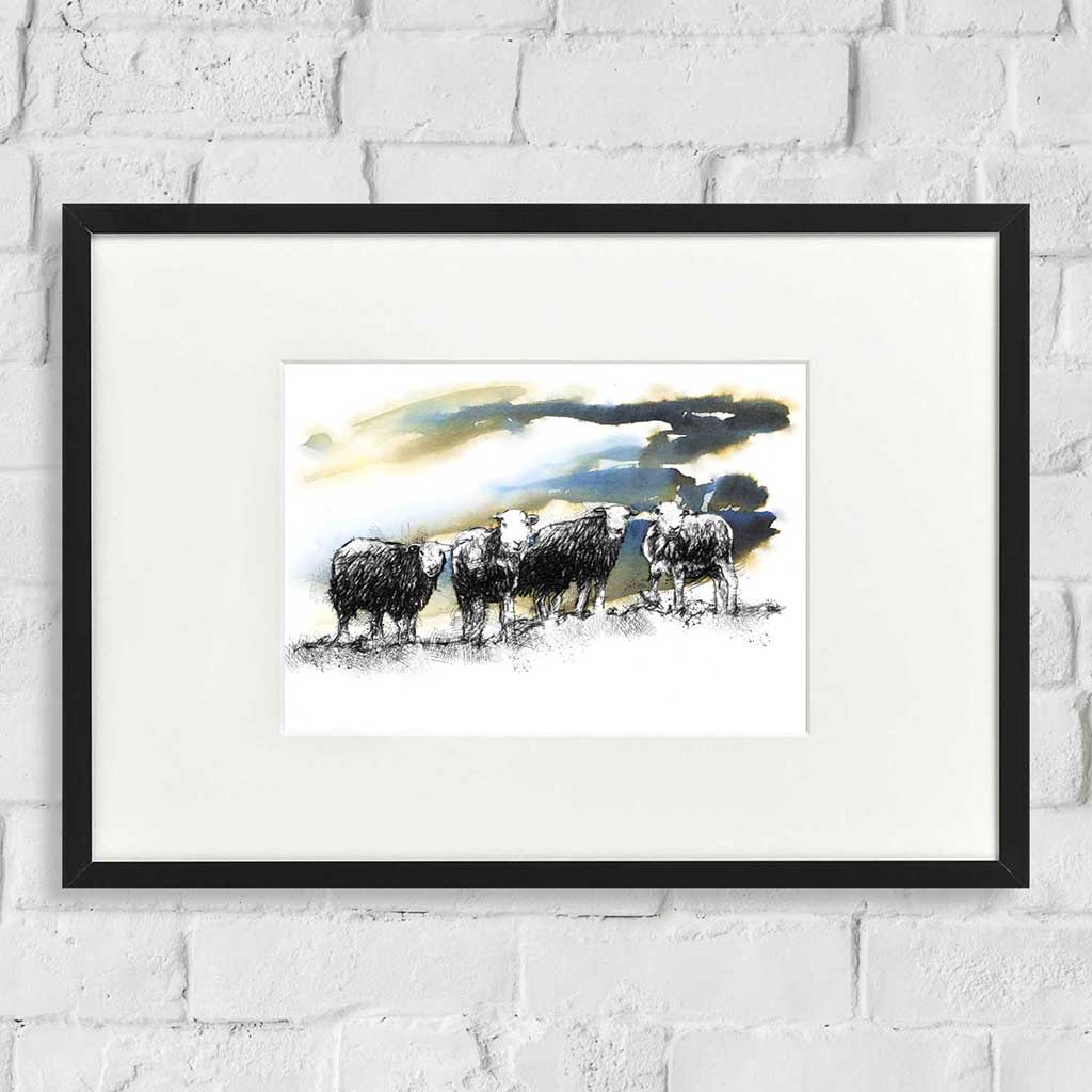 Sheep skyline