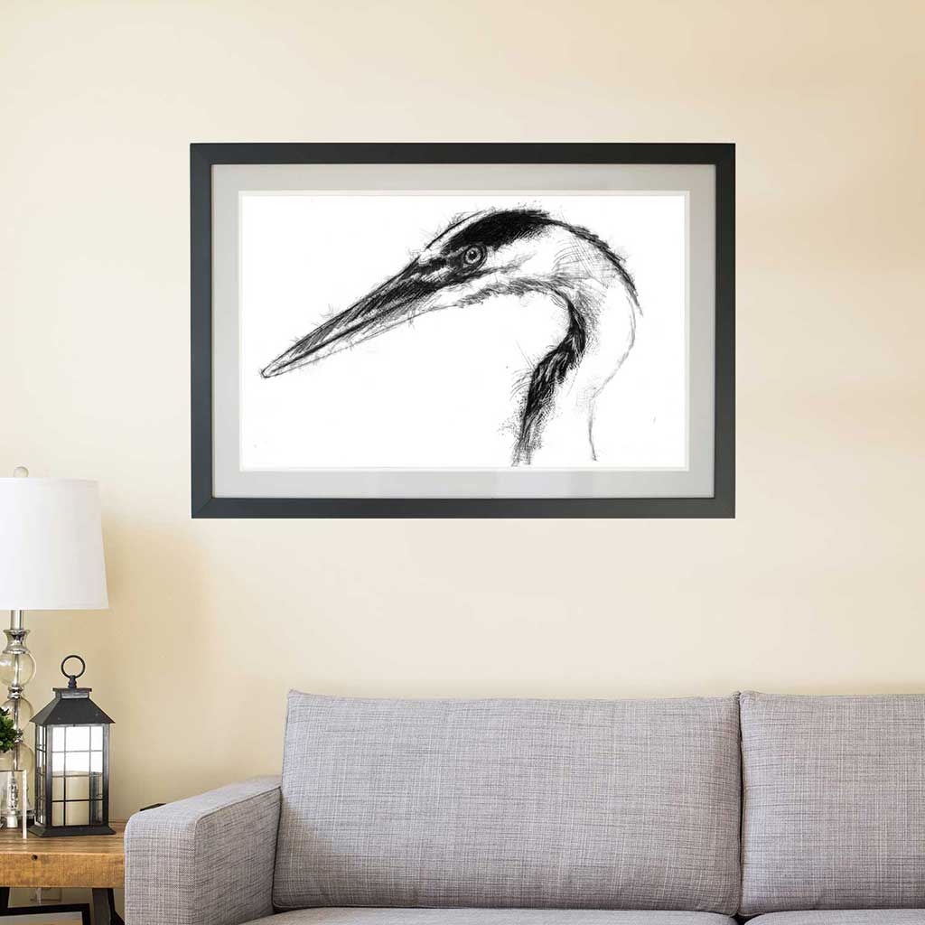 Heron head