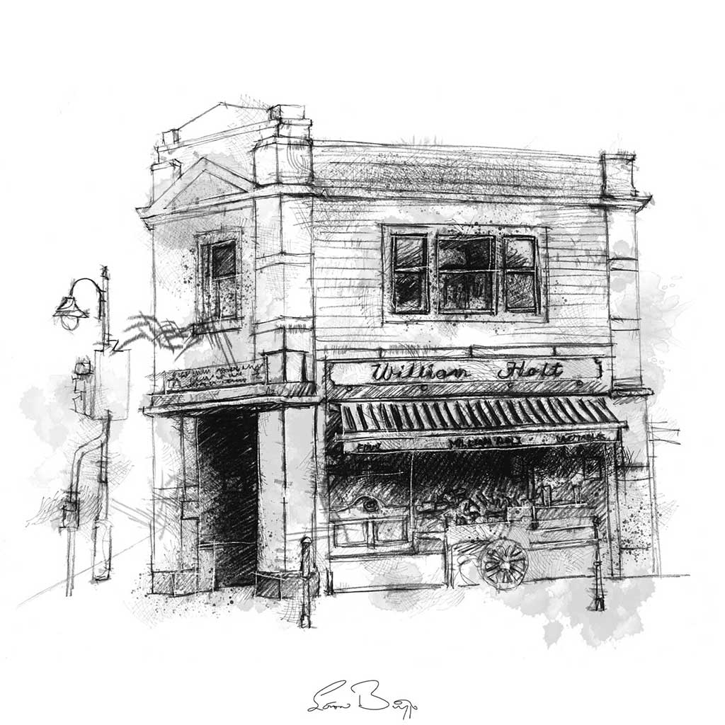 Holts green grocers as was