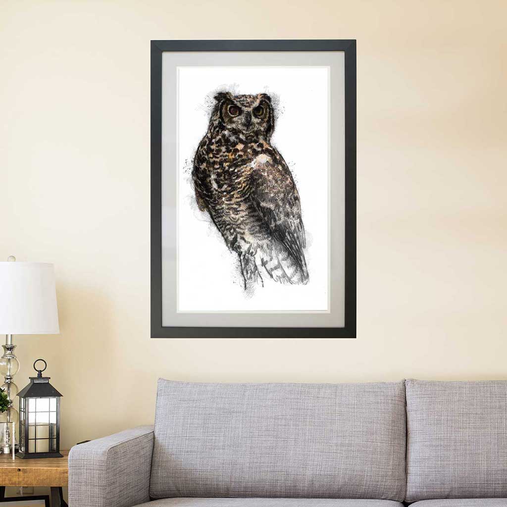 Horned owl